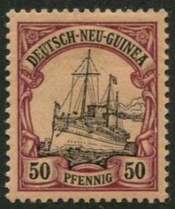 German New Guinea SC# 14 Kaiser's Yacht 50pf MH