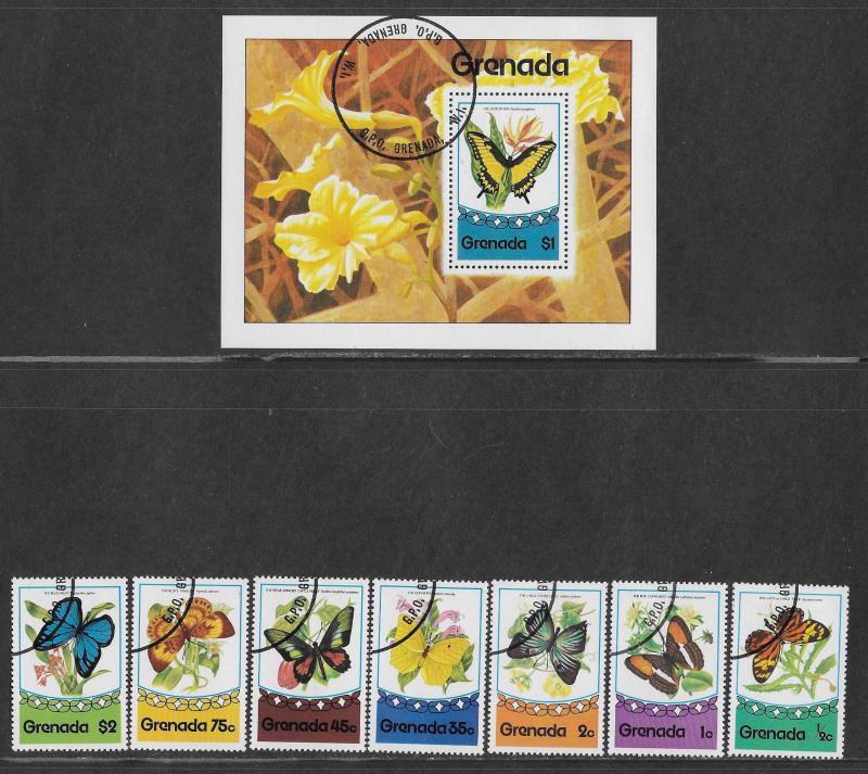 GRENADA SC# 660-67  FVF/CTO 1975