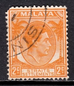 Straits Settlements - Scott #239A - Used - Rounded cnr. UL - SCV $5.00