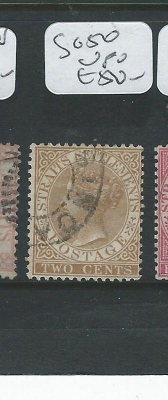 MALAYA STRAITS SETTLEMENTS (PP0710B) 2C BROWN CA QV  SG 50  VFU