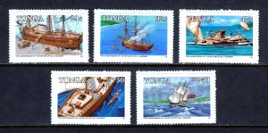 Tonga - Scott #602-606 - MNH - SCV $12