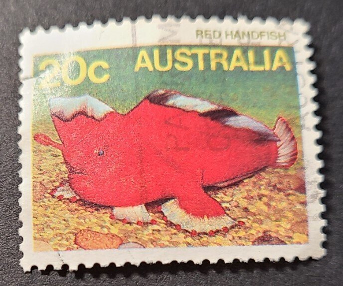 AU - S#906 - U-VF - 1984 - $0.20 - Red Handfish