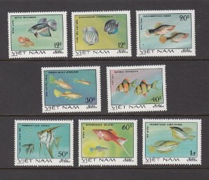 VIETNAM - SC# 1106-1113 TROPICAL FISH - MNH