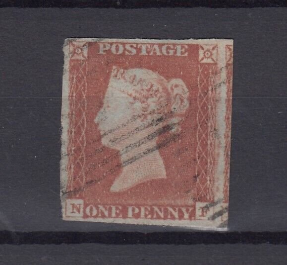 GB QV 1841 1d Orange Brown Imperf SG8 Fine Used BP9732