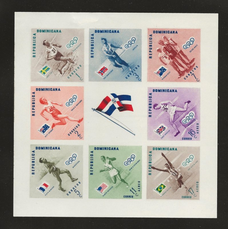 Dominican Republic   SC # 479 - 83    MNH  IMPERF