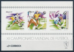 [118127] Brazil 1982 World Cup Football Soccer Souvenir Sheet MNH