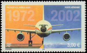 France #C64, Complete Set, 2002, Aviation - Airplanes, Never Hinged