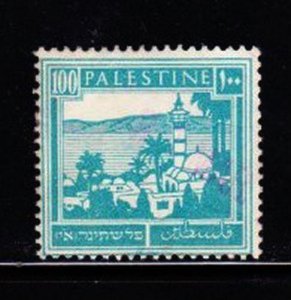 Album Treasures  Palestine Scott # 80   100m Tiberias Sea of Galilee  Mint NG