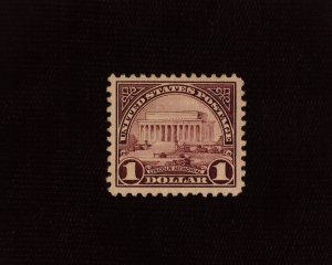HS&C: Scott #571 Mint Fresh rich color. Vf/Xf NH US Stamp