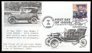 #3182a Model T Ford LEB FDC