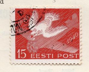 Estonia 1936 Early Issue Fine Used 15s. 087928