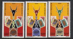 Malagasy #468-70; Emblems & stamps of Madagascar