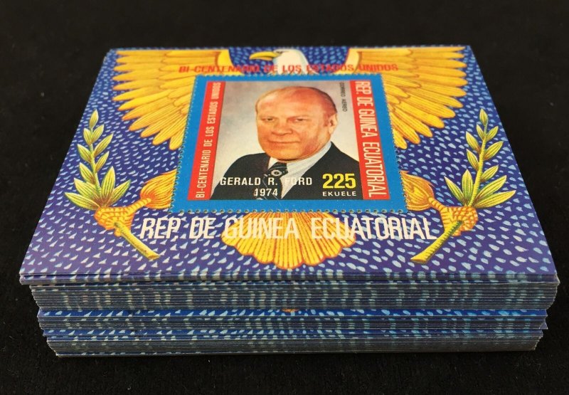 Rep. Guinea Ecuatorial MNH Sheets x 100 GU47