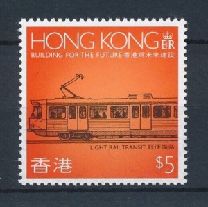 [113988] Hong Kong 1989 Railway train Light rail From set MNH