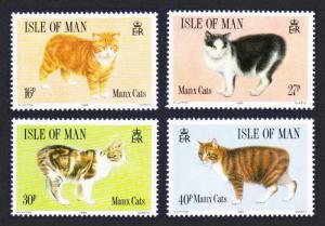 Isle of Man Cats 4v SG#399-402