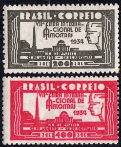 Brazil #387-390 MH