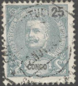 Portuguese Congo Scott 19 Used perf 11.5