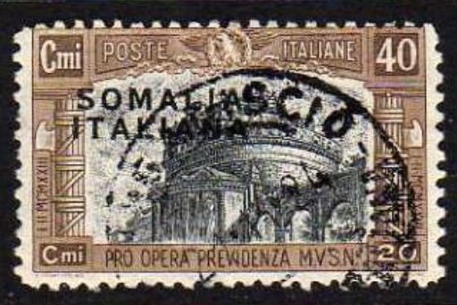 Italy Somalia - Sassone n.105 very fine used