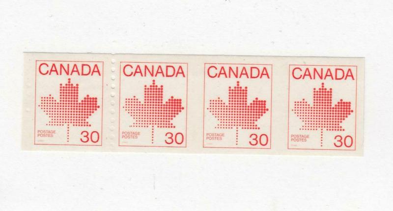 CANADA # 950a VF-MNH IMPERF PAIR FROM STRIP OF 4 CAT VALUE $450