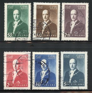 Finland # 233-38, Used.