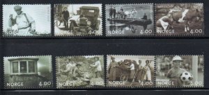 Norway Sc 1228-1235 1999 Everyday Life stamp set mint NH