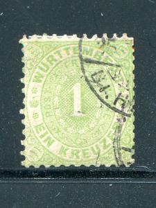 Wuerttemberg #53  used F-VF - Lakeshore Philatelics