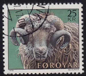 Faroe Islands - 1979 - Scott #42 - used - Ram