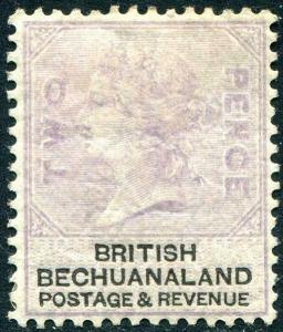 HERRICKSTAMP BECHUANALAND Sc.# 12 Mint Hinged Scott Retail $125.00