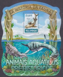 2015 Mozambique 7873/B1014 Prehistoric marine animals 10,00 €