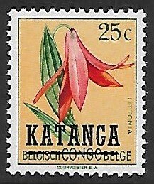Katanga # 21 - Littonia, overprint - MNH.....{KlBl25}