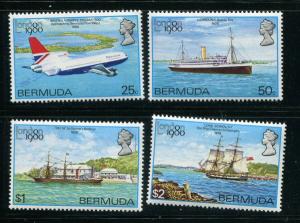 Bermuda #393-6 MNH