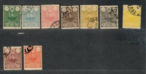 Iran Sc#435//444 Used/F, Missing 436, CTO, Cv. $55.50