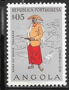 Angola 395: 5c Chief of Quela, unused, NG, VF