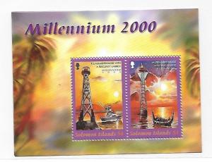 Solomon Islands 2000 Lighthouse Millennium MNH B25