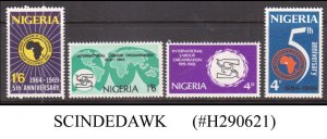 NIGERIA - 1970 DAY OF THE CONFEDERATION - 4V - MINT LH