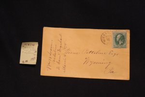US 158 on cover Wilkes-Barre PA target to Wyoming PA (#1959)