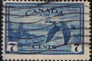 Canada Airmail  geese in flight SC C9