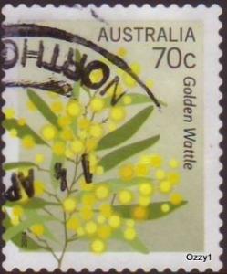 Australia 2014 SG#4132 70c State Flowers Golden Wattle USED-Good-NH.