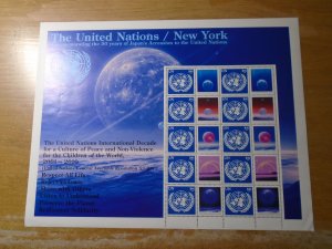 United Nations  #  929  MNH   complete sheet