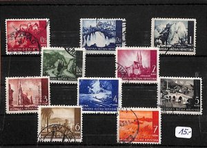 E0062 Croatia landscapes stamps selection