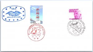 US COVER SPECIAL EVENT POSTMARK USPS AT JAPAN STAMP SHOW AT TOKYO JOINT 1985