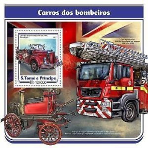 2017 S.Tome&Principe - Fire Engines. Michel: 7172 / Bl.1283  |  Scott Code: 3334