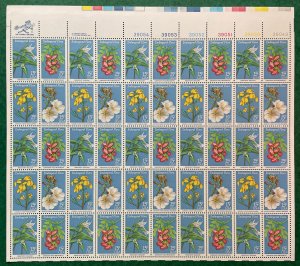 Scott 1783-1786 ENDANGERED FLORA Sheet of 50 US 15¢ Stamps MNH 1979