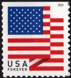 SC#5262 (50¢) U.S. Flag Booklet Single: APU (2018) SA