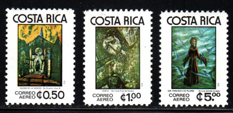 Costa Rica # C702-04 ~ Cplt Set 3 ~ Mint, HMR ~  cv  1.40