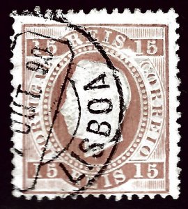 Portugal SC#38 Used F-VF SCV$29.00...Worth a close look!!