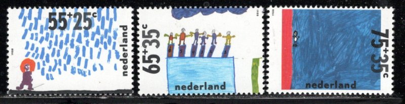 Netherlands Scott # B641 - B643, mint nh