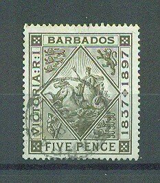 Barbados sc# 85 used cat value $21.50