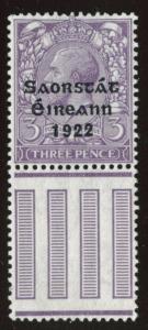 Ireland Scott 49 MH* overprint stamp from 1922-1923