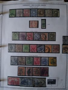 collection in album Germany 1875-1951 in a 3 ring binder CV $2030